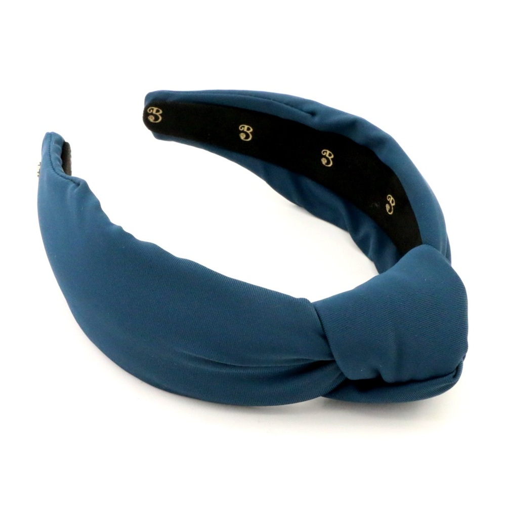 311. The Brooke Shade Navy Blue Neoprene Headband - Picture 7 of 7